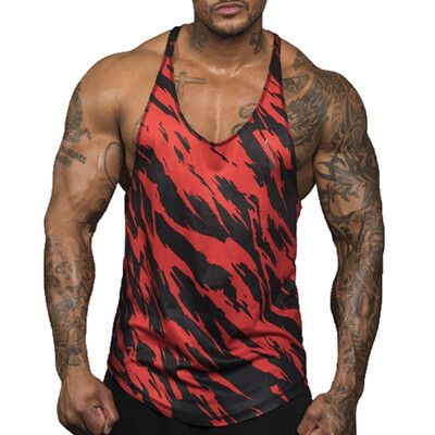 

Mens Gym Muscle Sleeveless Tank Top Tee Shirt Bodybuilding Sport Fitness Vest