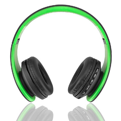 

Digital 4-1 Stereo Bluetooth Headphone Wired Headset Call Mic FM MP3SDTF B6KP