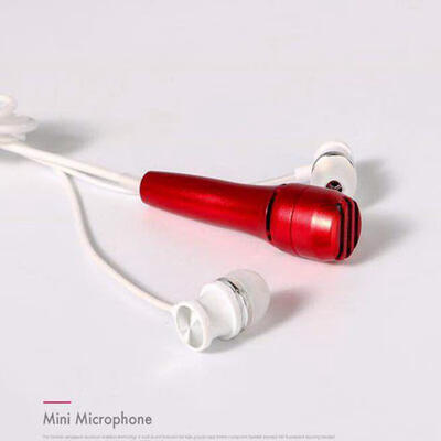 

Mini Wired Headset Microphone High Fidelity Sound Studio Condenser Mic Audio Mixer With Earphone