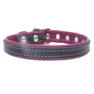 

Dog Collars Adjustable Cow Leather Dog Pet Cat Puppy Collar Safety Neck Buckle Strap 6 Colors