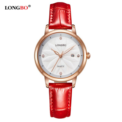 

Genuine leather belt watch female fashion trend womens watch waterproof diamond calendar retro ladies quartz watch