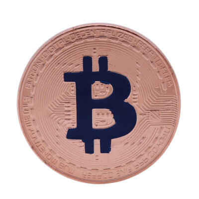 

Copper Plating Bitcoin Commemorative Coin Travel Souvenir Collection Gifts