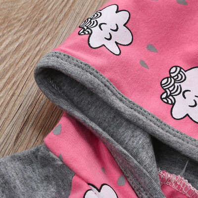 

Cute Toddler Baby Boy Girl Cloud Hoodie TopsPants Outfits Clothes Set