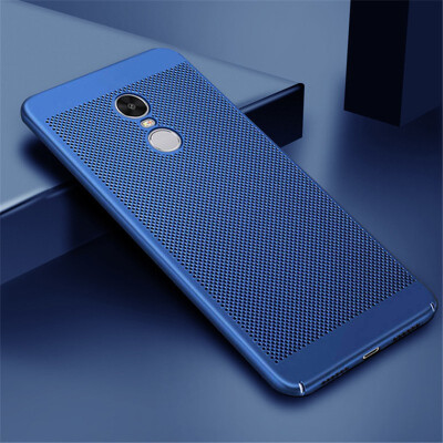 

Goowiiz Phone Case For Xiaomi RedMi Note 4Note 4XNote 33S4A4X Full Protection Slim Hard PC Breathable Grid Back Cover