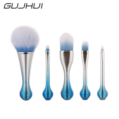 

Toponeto 5Pcs Makeup Brushes Sets Cosmetics Tools Foundation Cosmetic Blusher Kit