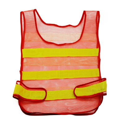 

High Visibility Safety Vest Reflective Safety Vest Multi Purpose Vest Bright&Reflective Traffic Safety Reflectors Red Mesh Ves