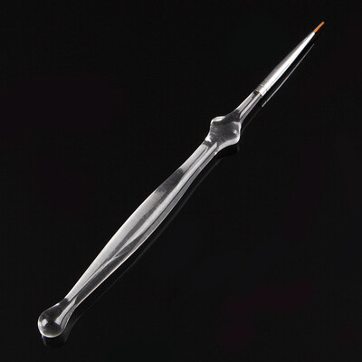 

Toponeto Useful Transparent Crystal Acrylic Nail Art Painting Drawing Pen