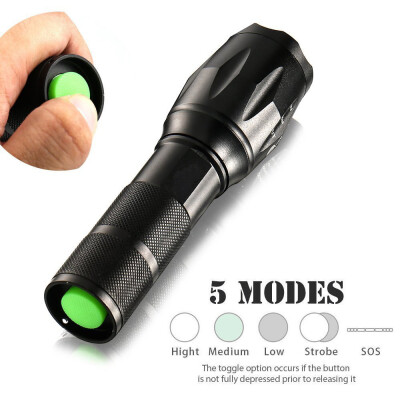 

Saidsome 2pc X800 Tactical Flashlight LED Military Grade G700 Torch Lamp flashlight lamp