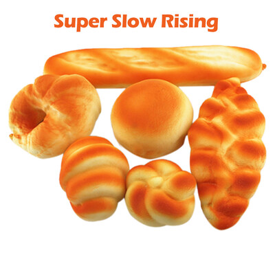 

Gotoamei 6pcs Simulated Bread Set Scented Slow Rising Kids Gift Fun Stress Relief Toy