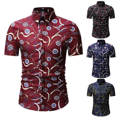 

Men&39s Fashion Summer Casual Dress Slim Fit Shirt Short Sleeve Shirts Tops Tee