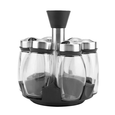 

Greensen 6cs Set Rotated Spice Bottle Jar Cruet Salt Pepper Storage Organizer Kitchen Tool Cruet Spice Storage Organizer