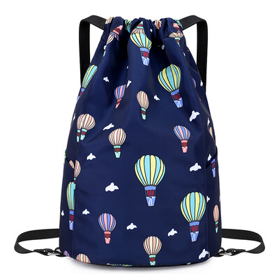 

Drawstring shoulder bag bundle pocket simple storage bag light folding drawstring backpack mens&womens sports fitness bag