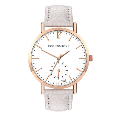 

RM Fashion Simple Belt Watch Single Digital Fake SIngle Eye Female Quartz Watch