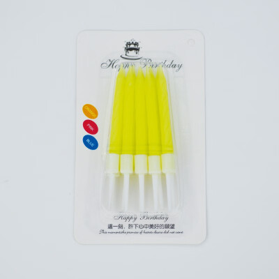 

JINLILAI Multicolored small candles 10 packs birthday candles Party props Birthday supplies 6799