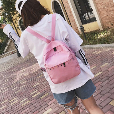 

Tailored Women Canvas Backpack School Backpack Bags Teenagers Casual Rucksack Travel KH