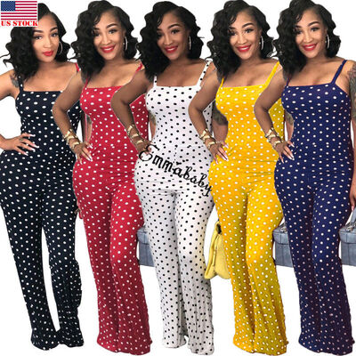

Women Ladies Clubwear Summer Playsuit Jumpsuit Romper Long Pants Party Trousers