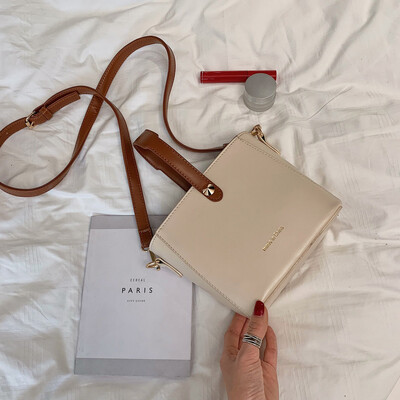 

Tailored Womens Fashion Pure-colour Slant Bag Single Shoulder Bag Purse Messenger Bag