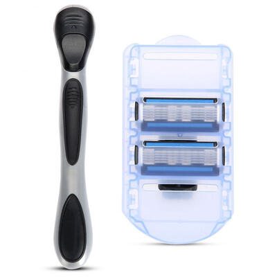 

Greensen 5 Layers Razor Blades Heads Anti-slip Plastic Handle Men Manual Razor Beard Trimmer