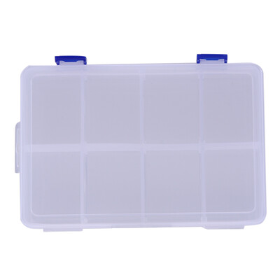 

8 Compartment Adjustable Storage Box JewelryTool Container Organizer