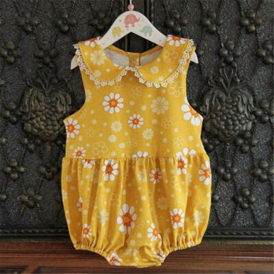 

Newborn Infant Baby Girl Bodysuit Floral Romper Jumpsuit Outfit Playsuit Clothes