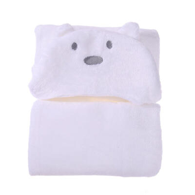 

Baby Blanket Soft Cashmere Hooded Cloak Infant Baby Windshield Bath Towel