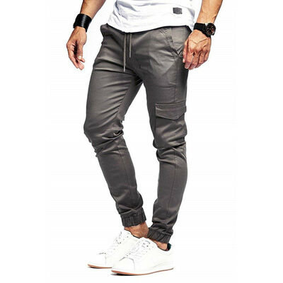 

Mens Sport Pants Long Trousers Tracksuit Gym Fitness Workout Joggers Sweatpants