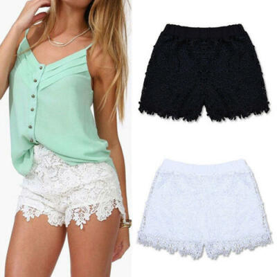 

Sexy Women Lace Pants Summer Casual Shorts Beach High Waist Shorts Fashion Lady