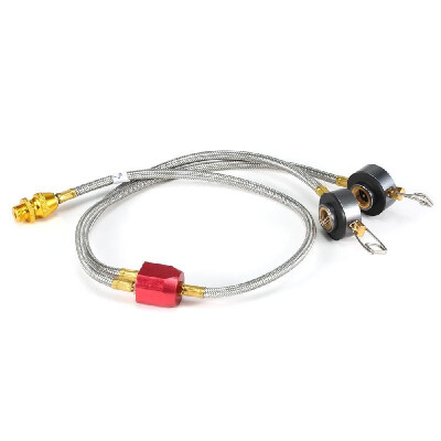 

Adapter Hose Adapter Burner For Camping Stove Double Flat Cylinder Tank Adapter For Outdoor Fishing Picnic