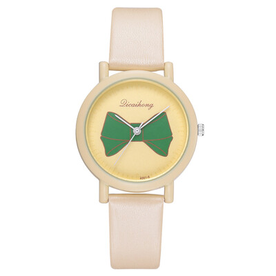 

Fashion trend bow mirror belt quartz watch college wind student watch