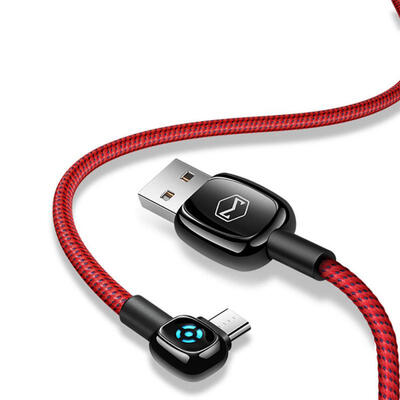 

Bent Micro USB Cable Smart Charging And Syncing Cable For Android-1m