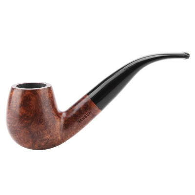 

Greensen 9mm Carbon Core Filter Briar Wood Pipe with Top Grade Quality for Man&Adult