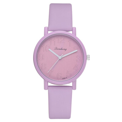 

Fashion casual ladies watch Korean fashion belt womens watch trend personality PU quartz watch