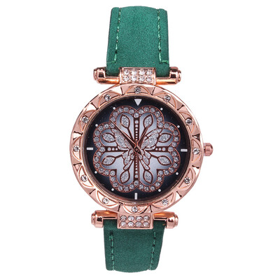 

Womens watch fashion new quartz belt to run the watch