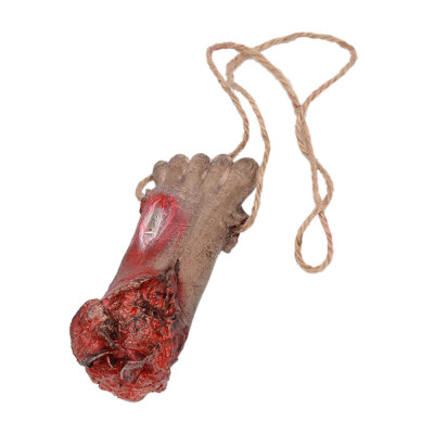 

Halloween Fake Scary Severed Hand Broken Body Parts Simulating Bloody Organ Props for Halloween Vampire Zombie Party Decorations