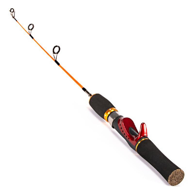 

52cm Ice Fishing Rod Portable Lightweight Two Sections Detachable Winter Ice Fishing Casting Rod Pole