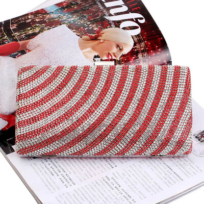 

Tailored Women Evening Envelope Handbag Party Sparkly Clutch Purse Shoulder Cross Bag