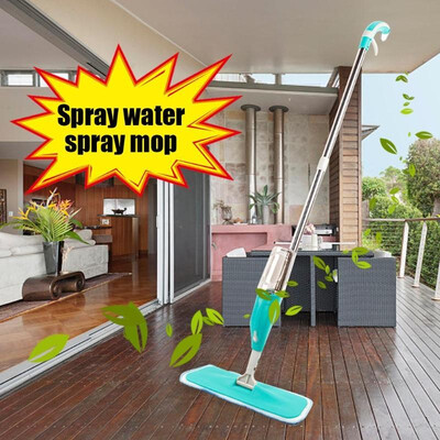 

Spray Mop Water Spraying Floor Cleaner Tiles Marble Kitchen Micro Fibre