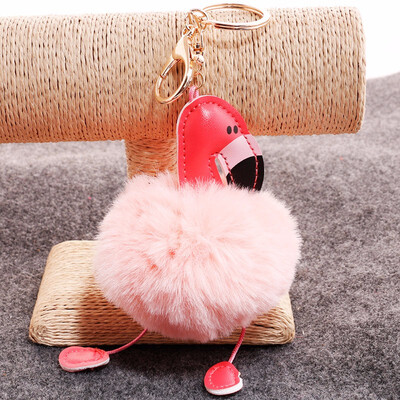 

Outdoor Flamingo Keychain Bag Car Pendant