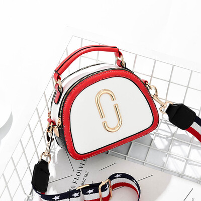 

Womens 2018 new fashion Korean version fashion simple Baitao ladies bag single shoulder bag inclined bag