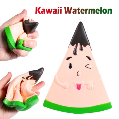 

Siaonvr Kawaii Squishies Watermelon Squeeze Slow Rising Scented Relieve Stress Toy