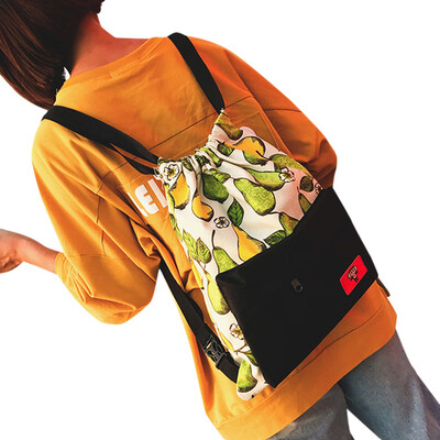 

Tailored Women Teenage Girl Boy Print Zipper Backpack School Bags Fashion Shoulder Bag