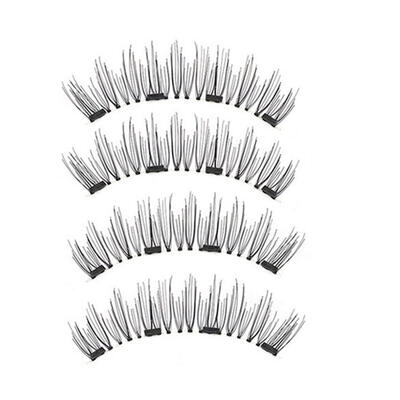 

Magnetic Eyelashes with 3 Magnets Handmade 3D Natural False Magnet Lashes
