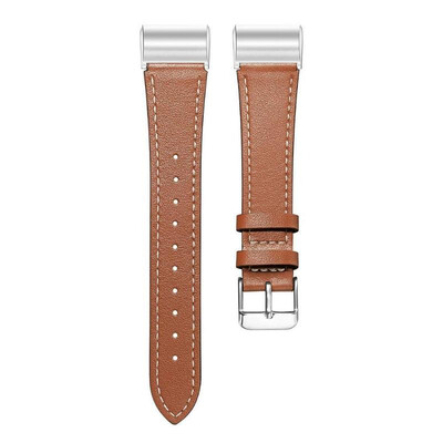 

Leather Adjustable Watchband Smart Bracelet Wrist Strap for Fitbit Charge 3