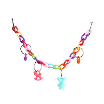 

Acrylic Chew Swing Climb Ladder Scratcher Bites Toys For Cockatiel Parakeet