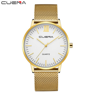 

Gobestart Fashion Men Crystal Stainless Steel Analog Quartz Wrist Watch Bracelet