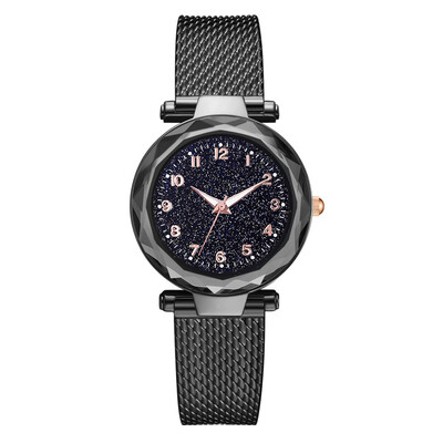 

Korean version of the trend of womens watch digital scale starry watch dial