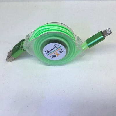 

LED Charge Cable Retractable Lighting Charging And Syncing Cord For IPHONE 5 5S 6 6S 7 IPAD Mini