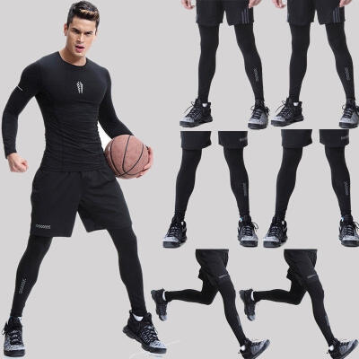 

Men Apparel Compression Tight Base Layer Pants Long Leggings Gym Sports Trousers