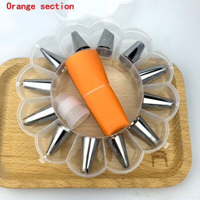 

14pcsset Bakeware Tools Stainless Steel Decorating Tips Sets Dessert Cookies Nozzle Tools Cake Boxes Set