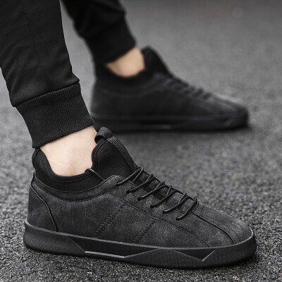 

2019 new summer mens casual shoes peas shoes Korean version of the trend of mens shoes mens tide shoes plus velvet warm cotton shoes